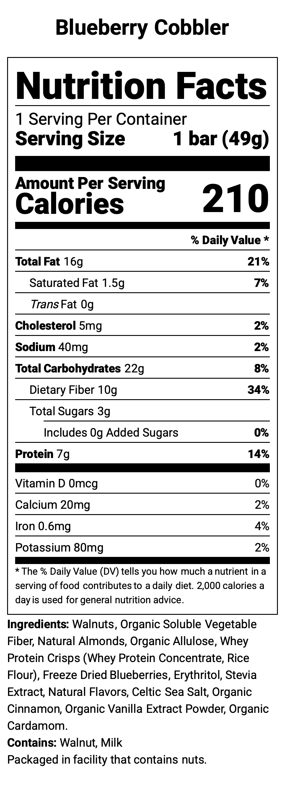 Blueberry Cobbler (12 Bars)